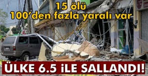 Filipinlerde 6.5 büyüklüğünde deprem