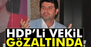 HDP Milletvekili gözaltına alındı