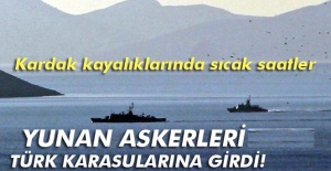 Kardak kayalıklarında sıcak saatler
