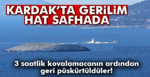 Kardak kayalıklarındaki gerilim hat safhaya çıktı