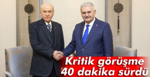 Kritik görüşme 40 dakika sürdü