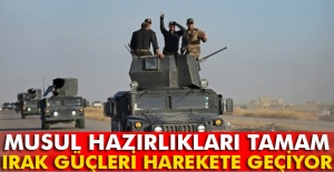 Musul hazırlıkları tamam