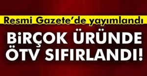 ÖTV ve KDV düzenlemesi yürürlükte