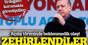 Açılış töreninde beklenmedik olay!