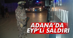 Adana’da markete EYP'li saldırı
