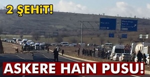 Askeri aracın geçişi sırasında patlama: 2 şehit
