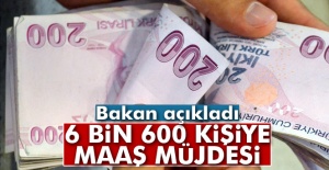 Bakan'dan maaş müjdesi