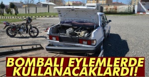 Bombalı eylemlerde kullanacaklardı!