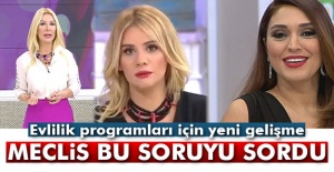 Evlilik programları için yeni gelişme