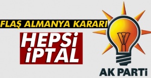 Flaş Almanya kararı
