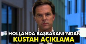 Hollanda Başbakanı Mark Rutte'den 'özür' açıklaması