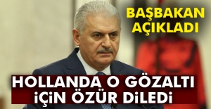 Hollanda o gözaltı için özür diledi
