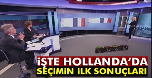 Hollanda’da seçimin ilk verileri