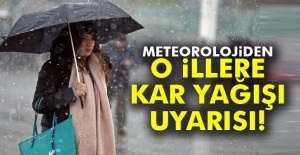 Meteoroloji'den o iller için yağış uyarısı