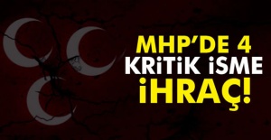 MHP'de 4 isim ihraç edildi