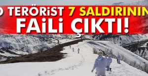 Terörist 7 saldırının faili çıktı