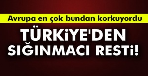 Türkiye'den Sığınmacı Resti!