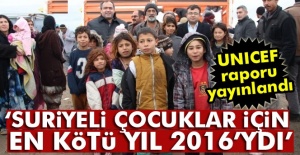UNICEF: Suriyeli çocuklar için en kötü yıl...