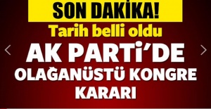 AK Parti olağanüstü kongreye gidiyor