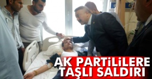 AK Parti’lilere taşlı saldırı: 5 yaralı