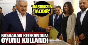 Başbakan Binali Yıldırım oyunu kullandı
