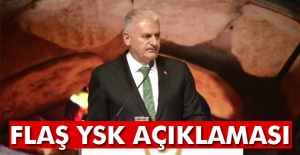 Başbakan Yıldırım'dan flaş YSK açıklaması