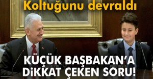 Başbakan Yıldırım, koltuğunu devretti