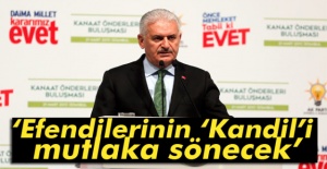 Başbakan Yıldırım: Terörün efendilerinin Kandil’ini mutlaka söndüreceğiz