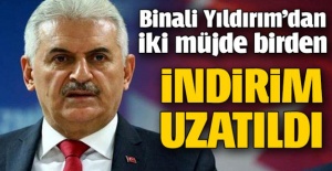 Binali Yıldırım'dan İki Müjde Birden