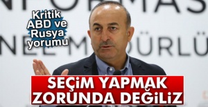 Çavuşoğlu: 'Rusya ile ABD arasında...