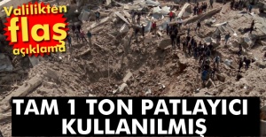 Tam 1 Ton Patlayıcı Kullanılmış