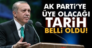Erdoğan'ın AK Parti'ye üye olacağı tarih belli oldu!