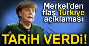 Merkel'den flaş Türkiye açıklaması