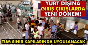 Sınır kapılarında yeni dönem