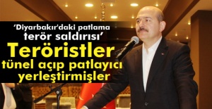 Süleyman Soylu: Diyarbakır'daki patlama terör saldırısı