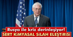 Tillerson’dan Rusya’ya kimyasal silah eleştirisi