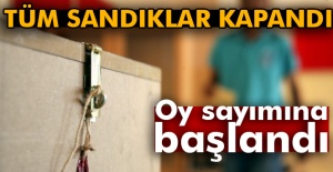 Tüm sandıklar kapandı! Oy sayımına başlandı