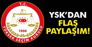 YSK'dan Tartışmalara NOKTA Koyan Paylaşım!