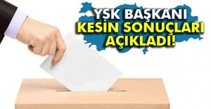 YSK referandumun kesin sonuçlarını açıkladı