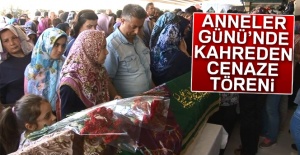 Anneler Günü'nde kahreden cenaze töreni