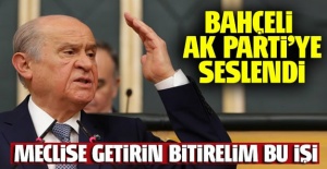Bahçeli AK Parti'ye Seslendi