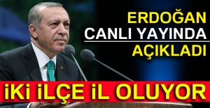 Cumhurbaşkanı Erdoğan’dan Cizre ve Yüksekova için 'il' müjdesi