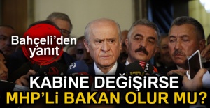 Devlet Bahçeli'den MHP'li bakan iddialarına cevap