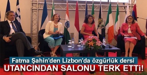 Fatma Şahin'den Lizbon'da özgürlük dersi