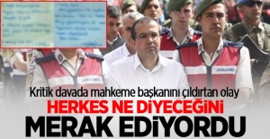 Kritik davada mahkeme başkanını çıldırtan olay