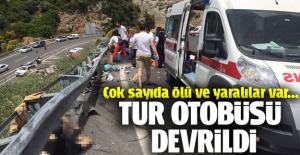 Muğla'da korkunç kaza! Çok sayıda ölü ve yaralılar var