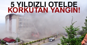 Ordu'da 5 yıldızlı otelde yangın