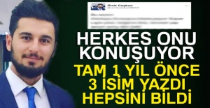 1 yıl önce yazdı, 3 takımı da bildi