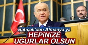 Bahçeli'den Almanya'ya: 'Durduğunuz kabahat, hepinize uğurlar olsun'