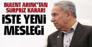 Bülent Arınç yeni mesleğini açıkladı